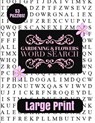 Gardening & Flowers Large Print Word Search - Puzzle Pyramid - 9781541173408