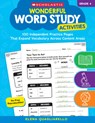 Wonderful Word Study Activities: Grade 4: 100 Independent Practice Pages That Expand Vocabulary Across Content Areas - Elena Quagliarello - 9781546152583