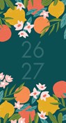 Floral Punch 2-Year 2026-27 3.5 X 6.5 Monthly Pocket Planner -  - 9781549256554
