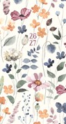 Feminine Floral 2-Year 2026-27 3.5 X 6.5 Monthly Pocket Planner - Willow Creek Press - 9781549257643