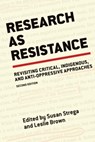 Research as Resistance - Leslie Brown ; Susan Strega - 9781551308821