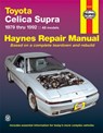 Toyota Celica Supra 1979-1992) Haynes Repair Manual (USA) - Haynes Publishing - 9781563920431