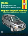 Dodge Durango (2004-2009) & Dakota (2005-2011) pick-ups Haynes Repair Manual (USA) - Haynes Publishing - 9781563929564