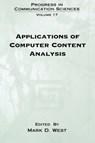 Applications of Computer Content Analysis - Mark D. West - 9781567505047