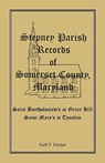 Stepney Parish Records of Somerset County, Maryland - Ruth T Dryden - 9781585491360