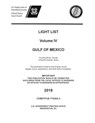 Light List Volume IV, 2018 - Gulf of Mexico - Us Department of Homeland Security - 9781598048698
