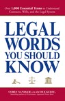 Legal Words You Should Know - Corey Sandler ; Janice Keefe - 9781598698657