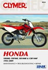 Honda XR & CRF Motorcycle (1992-2009) Service and Repair Manual - Haynes Publishing - 9781599693279