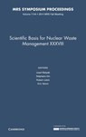 Scientific Basis for Nuclear Waste Management XXXVIII: Volume 1744 - Josef Matyas ; Stephane Gin ; Robert Jubin ; Eric Vance - 9781605117218