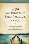 The 365 Most Important Bible Passages for You - Jonathan Rogers - 9781609418458