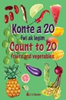 Count to 20 Fruits and Vegetables - Li Li Books - 9781611537499
