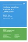 Nonlocal Modeling, Analysis, and Computation - Qiang Du - 9781611975611