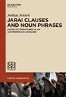 Jarai Clauses and Noun Phrases - JENSEN,  Joshua - 9781614517719