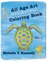 All Age Art -- Sea Animal Coloring Book - M V Hartman - 9781615994427