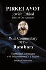 PIRKEI AVOT Jewish Ethical - With Commentary Of The Rambam - Moshe Ben Maimon Maimonides Rambam - 9781617046391