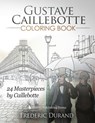 Gustave Caillebotte Coloring Book: 24 Masterpieces by Caillebotte - Frederic Durand - 9781619494855