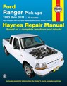Ford Ranger (1993-2011) & Mazda B2300/B2500/B3000/B4000 (1994-2009) Haynes Repair Manual (USA) - Haynes Publishing - 9781620920497