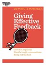 Giving Effective Feedback (HBR 20-Minute Manager Series) - Harvard Business Review - 9781625275424