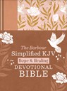 The Hope & Healing Devotional Bible [Doves & Floral Ginger]: Barbour Simplified KJV - Barbour Bibles - 9781636098906