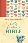 Daily Devotional Bible King James Version [Tangerine Tea Time] - Barbour Bibles - 9781636099484