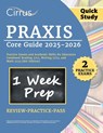 Praxis Core Quick Study Guide 2025-2026 - Eric Canizales - 9781637988213