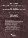 Civil Procedure Supplement, for Use with All Pleading and Procedure Casebooks, 2018-2019 - Jack H. Friedenthal ; Arthur R. Miller ; John E. Sexton ; Helen Hershkoff - 9781640209299