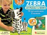 Zebra: Wildlife 3D Puzzle and Books [With Book(s)] -  - 9781642691214
