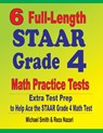 6 Full-Length STAAR Grade 4 Math Practice Tests - Michael Smith ; Reza Nazari - 9781646127733
