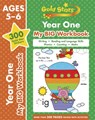 Gold Stars Year One My BIG Workbook (Includes 300 gold star stickers, Ages 5 - 6) - Cottage Door Press - 9781646380275