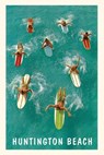 The Vintage Journal Surfers, Huntington Beach, California - Found Image Press - 9781648117190