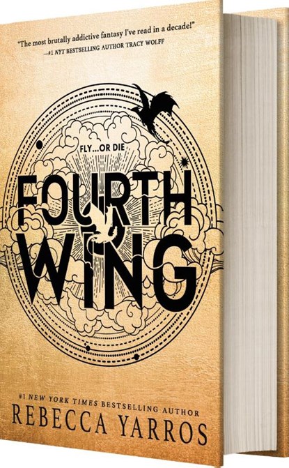 Fourth Wing US Hardcover - geen special edition, YARROS, Rebecca - Gebonden - 9781649374042
