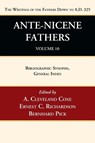 Ante-Nicene Fathers - Ernest C Richardson ; Bernhard Pick - 9781666750225