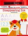 Ready to Learn Disappearing Ink Workbook: With Grooved Writing Pages and a Disappearing Ink Pen! Letter and Number Writing, Sight Words, and Addition - Editors of Silver Dolphin Books - 9781667213170