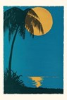 Vintage Journal Sunset over Ocean with Palm Tree - Found Image Press - 9781669503545