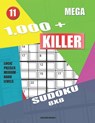 1,000 + Mega sudoku killer 8x8: Logic puzzles medium - hard levels - Basford Holmes - 9781687343796
