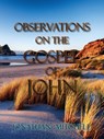 Observations on the Gospel of John - Jonathan Paul Mitchell - 9781732120525