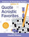 Quote Acrostic Favorites - Charles Preston - 9781734048308