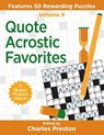 Quote Acrostic Favorites - Charles Preston - 9781734048360
