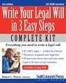 Write Your Legal Will in 3 Easy Steps - Robert C. Waters - 9781770400962