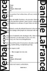 Verbal Violence - Danielle LaFrance - 9781772017052