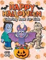 Happy Halloween Coloring Book for Kids - Engage Books (Activities) - 9781774765739