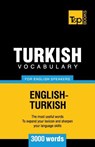 Turkish Vocabulary for English Speakers - 3000 words - Andrey Taranov - 9781780710013