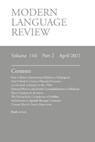 Modern Language Review (116 - CONNON,  Derek F - 9781781889978