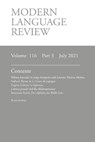 Modern Language Review (116 - CONNON,  Derek - 9781781889985