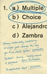 Multiple Choice - Alejandro Zambra - 9781783782710