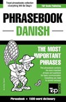 Danish phrasebook and 1500-word dictionary - Andrey Taranov - 9781784924454