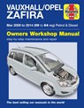 Vauxhall/Opel Zafira (Mar 09-14) 09 to 64 Haynes Repair Manual - Martynn Randall - 9781785213663