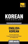 Korean vocabulary for English speakers - 5000 words - Andrey Taranov - 9781786166074