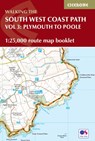South West Coast Path Map Booklet - Vol 3: Plymouth to Poole - Paddy Dillon - 9781786312006