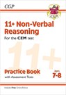 11+ CEM Non-Verbal Reasoning Practice Book & Assessment Tests - Ages 7-8 (with Online Edition) - CGP Books - 9781789081480
